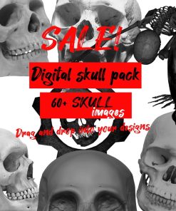 Digital Skull pack 60+IMAGES